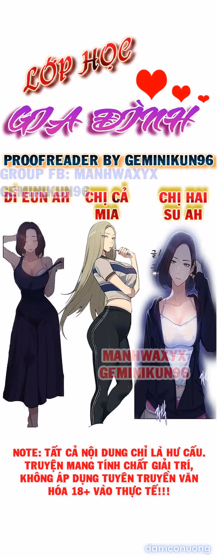 Cả nhà mở lớp dạy yêu cho tôi 
