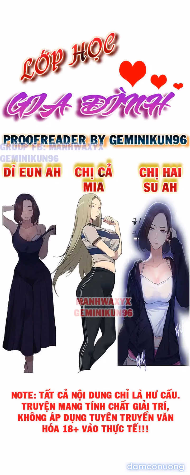 Cả nhà mở lớp dạy yêu cho tôi 
