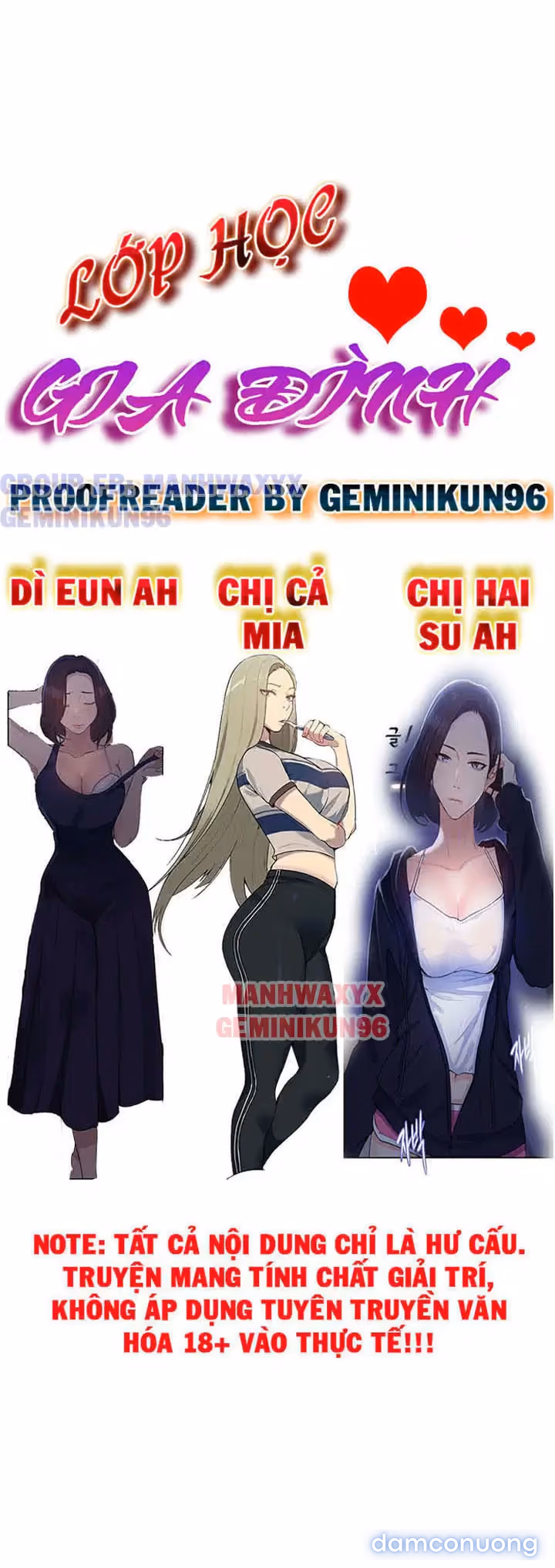 Cả nhà mở lớp dạy yêu cho tôi 