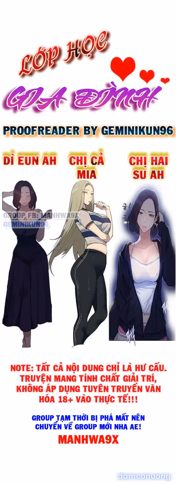 Cả nhà mở lớp dạy yêu cho tôi 