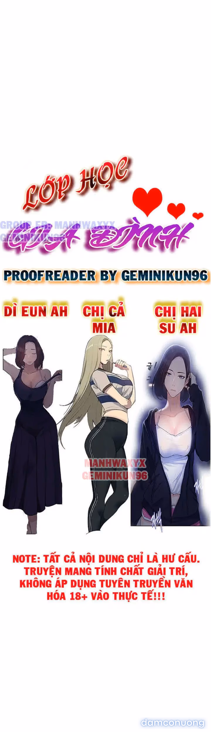 Cả nhà mở lớp dạy yêu cho tôi 