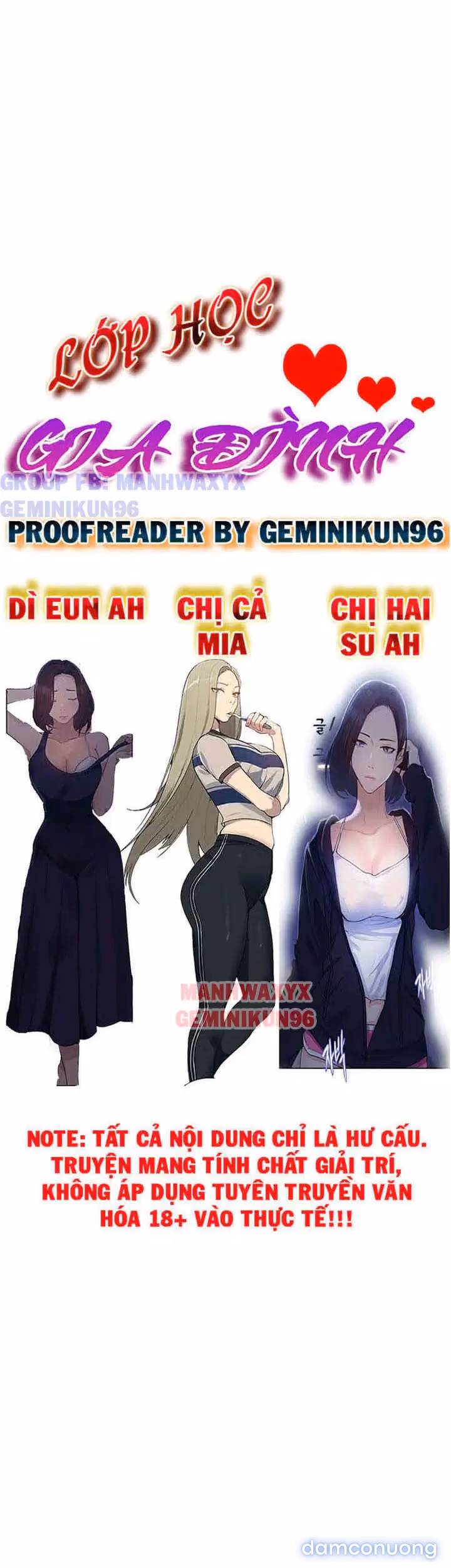 Cả nhà mở lớp dạy yêu cho tôi 
