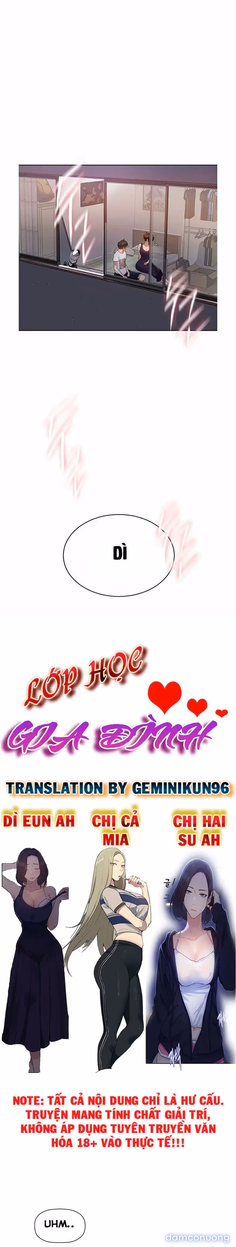 Cả nhà mở lớp dạy yêu cho tôi 