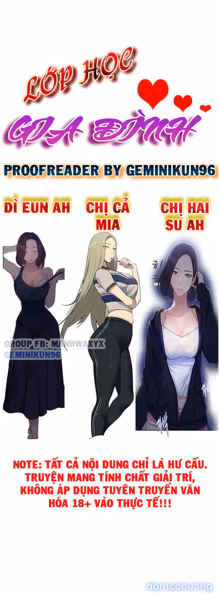 Cả nhà mở lớp dạy yêu cho tôi 