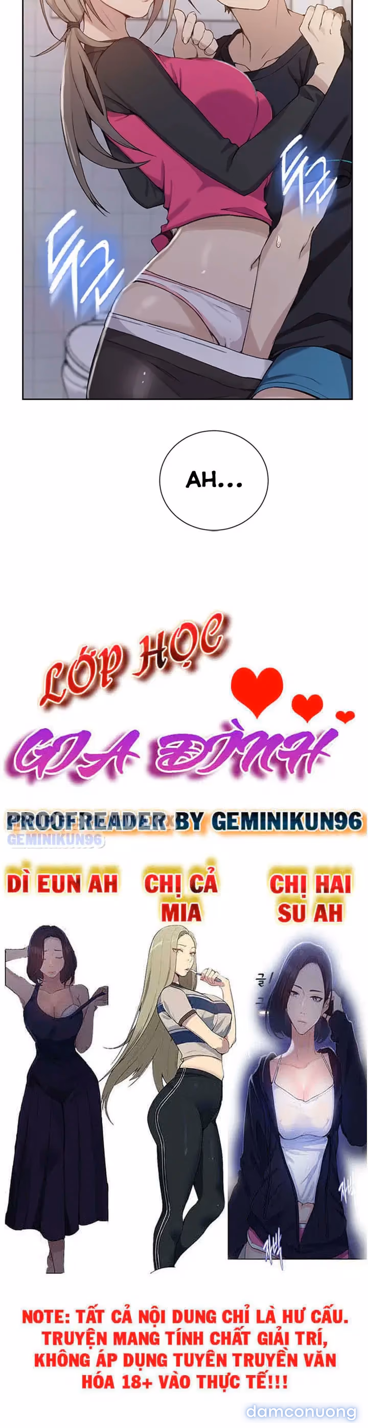 Cả nhà mở lớp dạy yêu cho tôi 