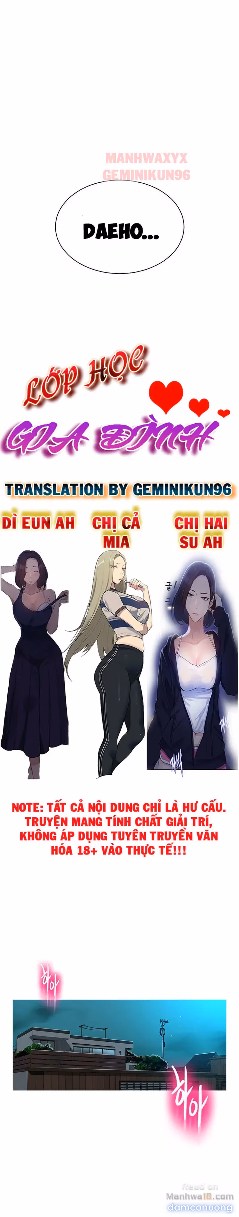 Cả nhà mở lớp dạy yêu cho tôi 