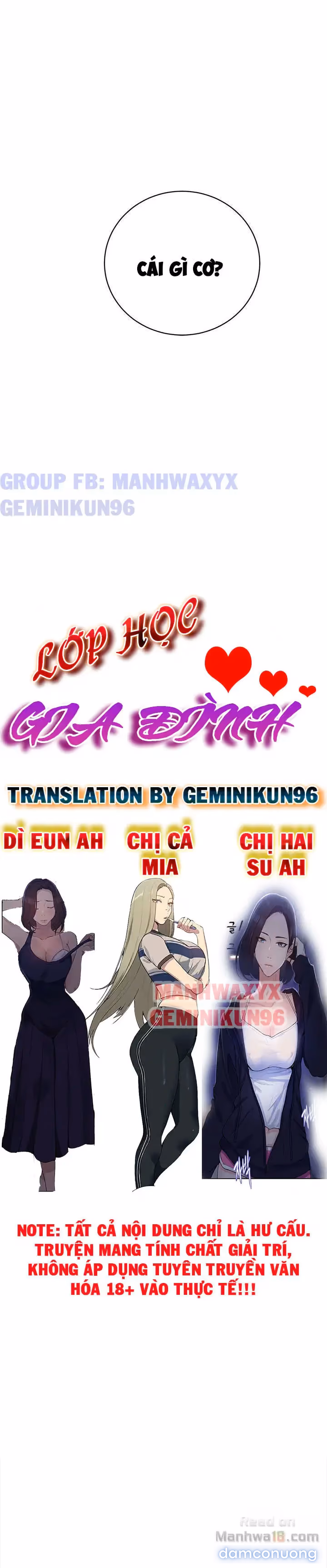 Cả nhà mở lớp dạy yêu cho tôi 