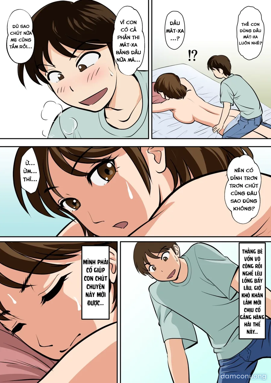 Cậu Con Trai Thực Hành Massage Với Mẹ 
