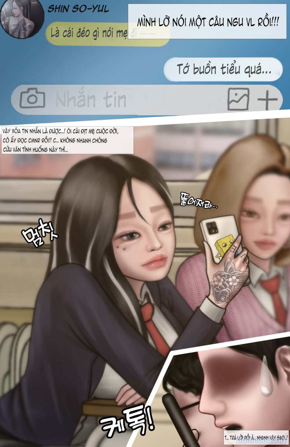 Gái Du Côn X Wibu Đụt Cận Trĩ 
