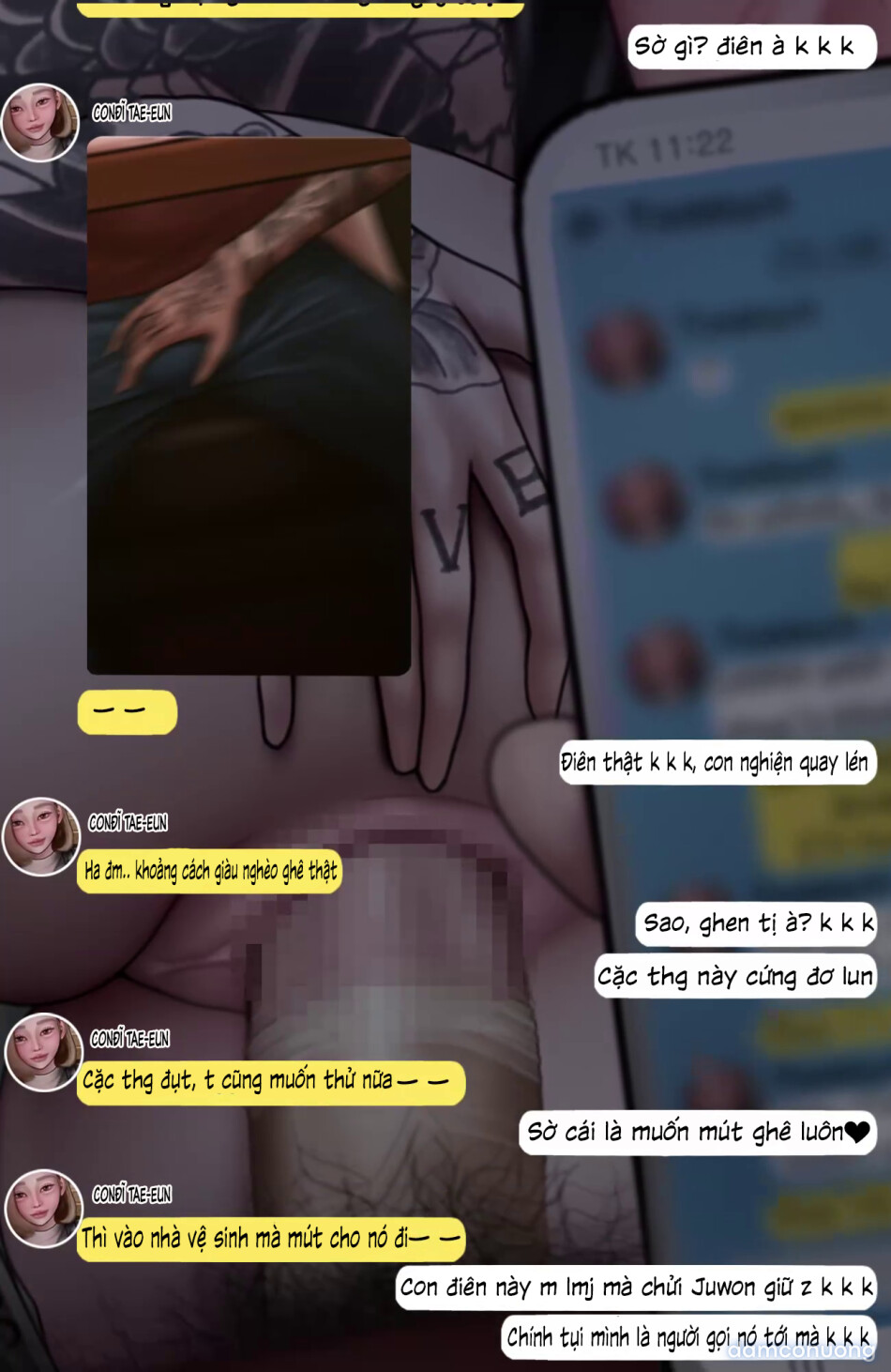 Gái Du Côn X Wibu Đụt Cận Trĩ 