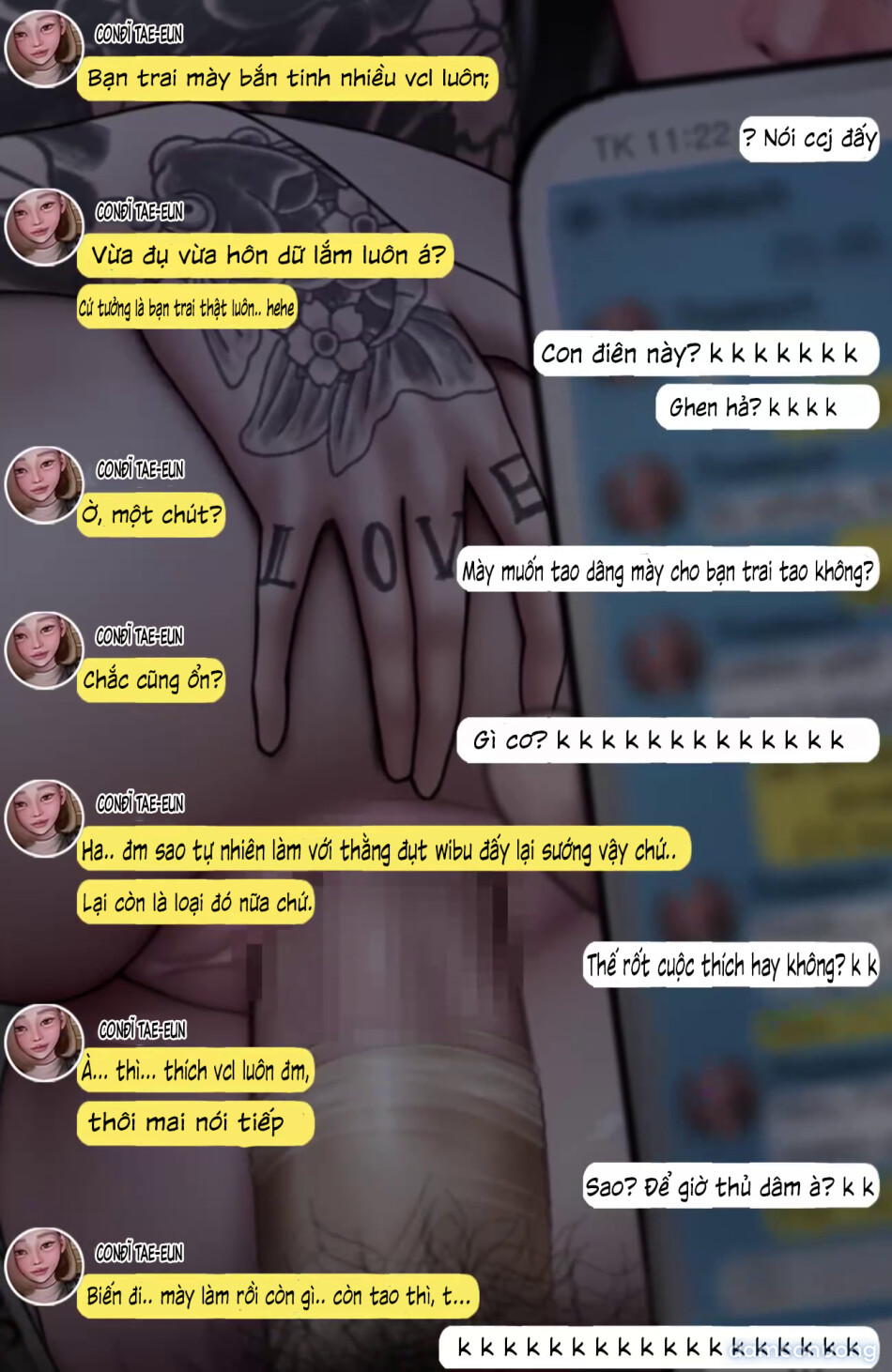 Gái Du Côn X Wibu Đụt Cận Trĩ 