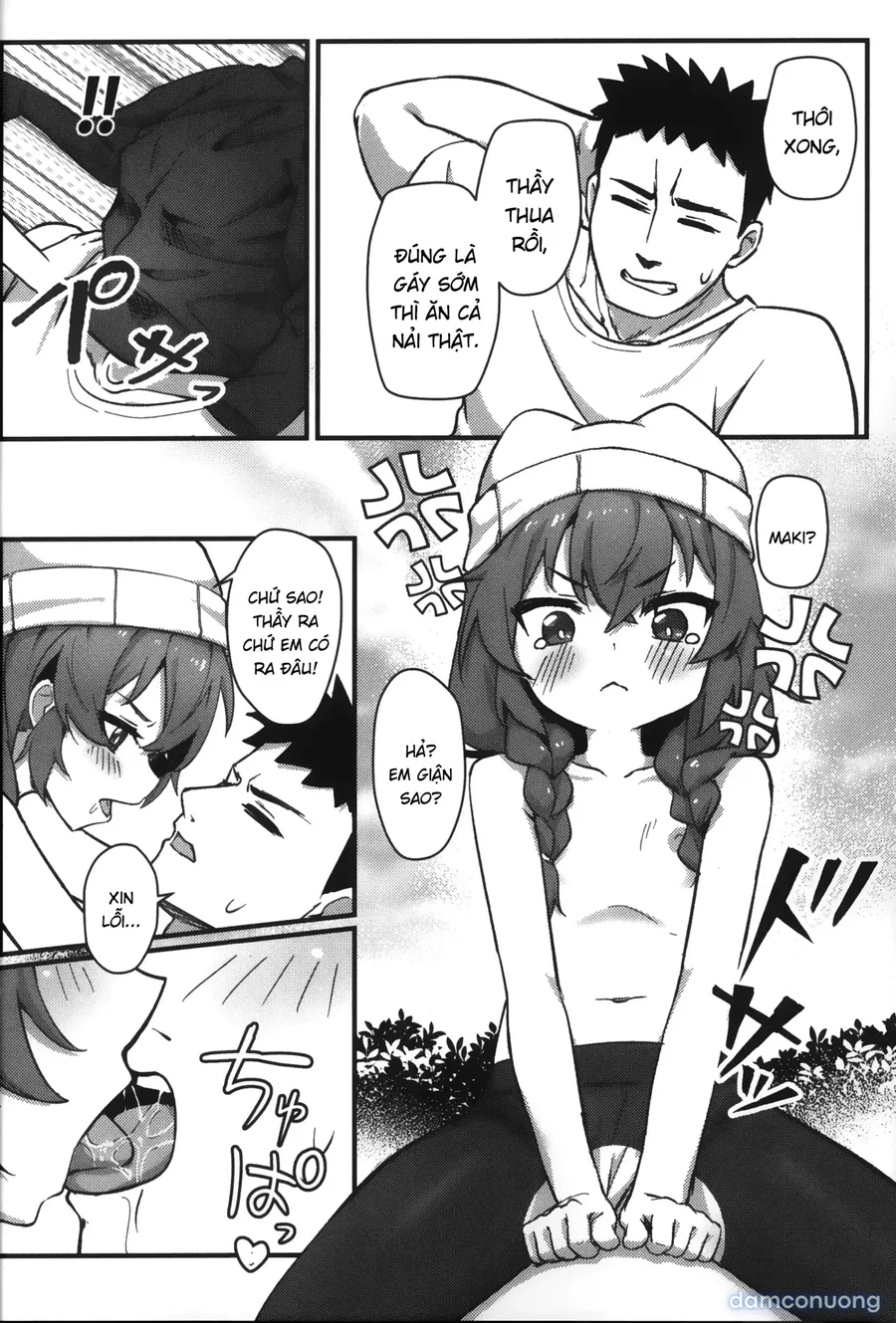 Maki! Bớt chơi game lại đi em!! 