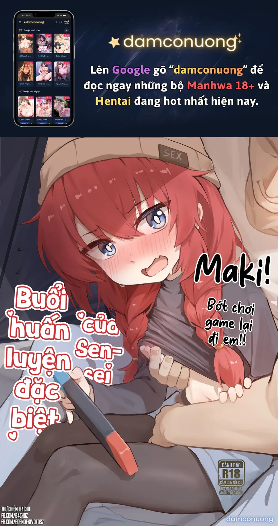 Maki! Bớt chơi game lại đi em!! 