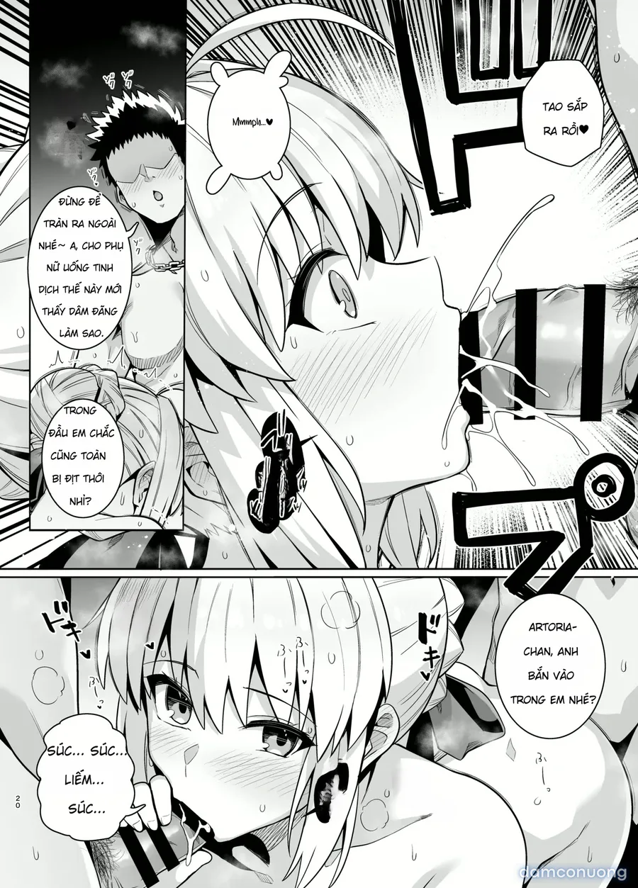 Saber-san Yarimoku Nanpamachi Pool Hen + Omake Mini CG Shuu 