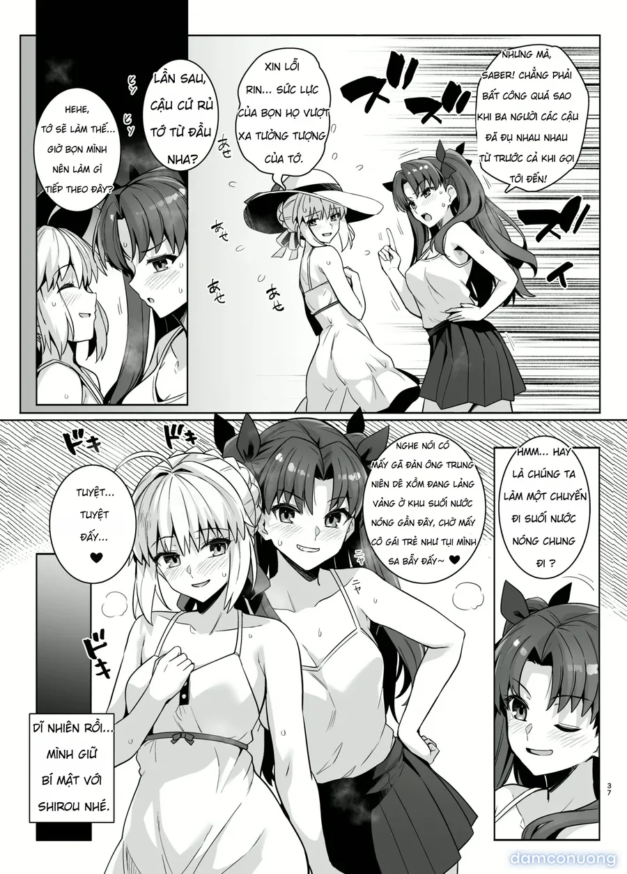 Saber-san Yarimoku Nanpamachi Pool Hen + Omake Mini CG Shuu 