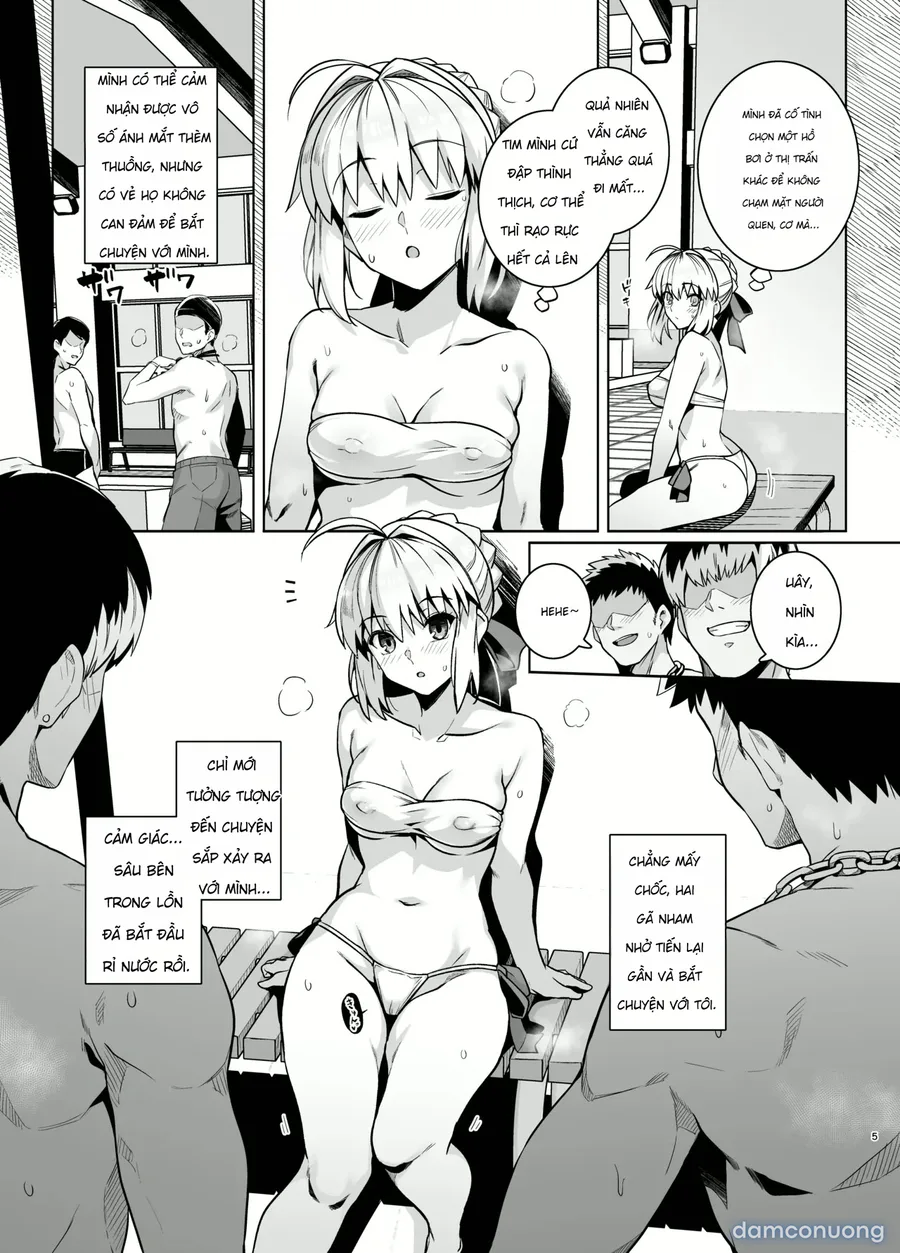 Saber-san Yarimoku Nanpamachi Pool Hen + Omake Mini CG Shuu 