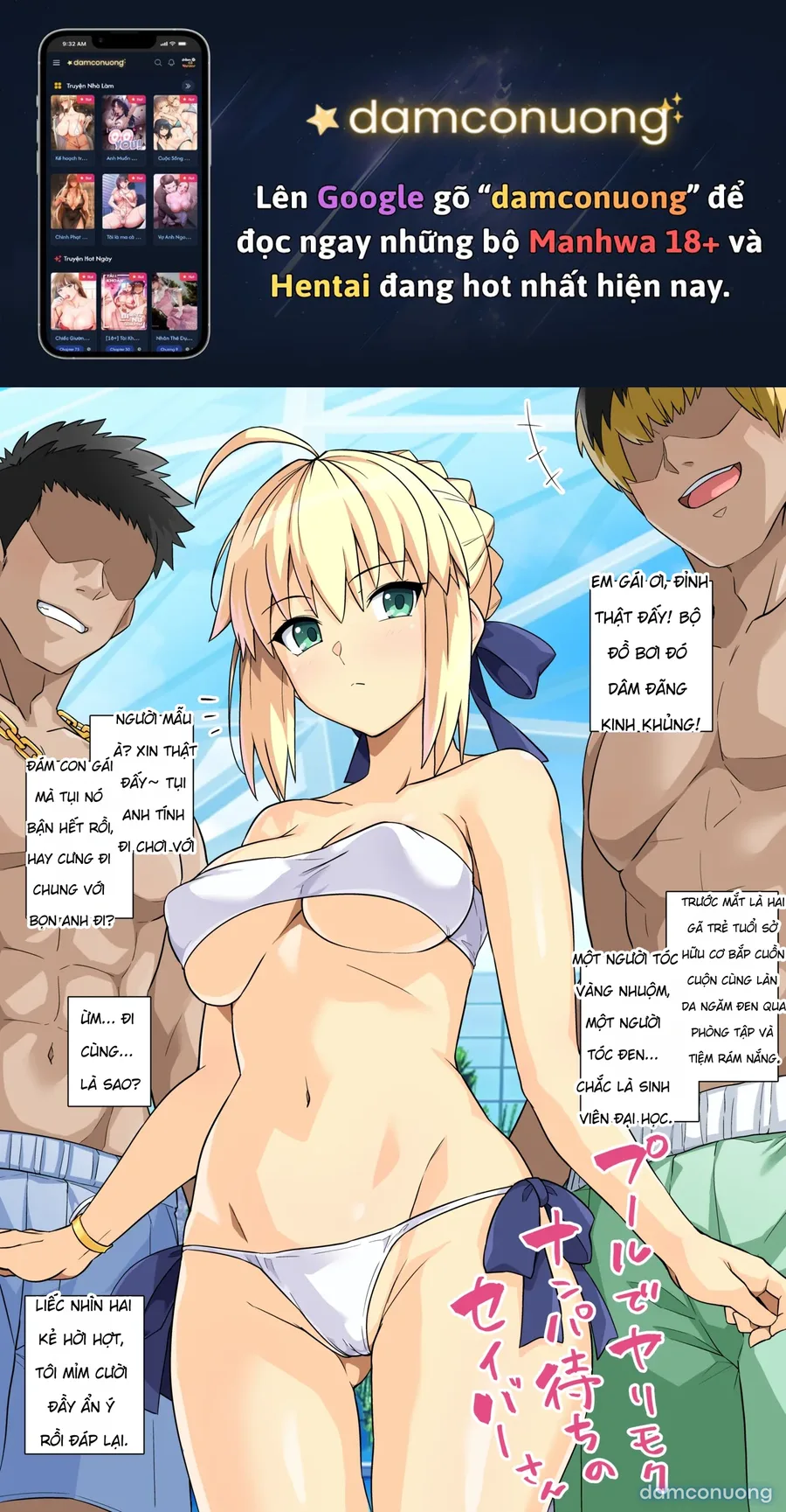 Saber-san Yarimoku Nanpamachi Pool Hen + Omake Mini CG Shuu 