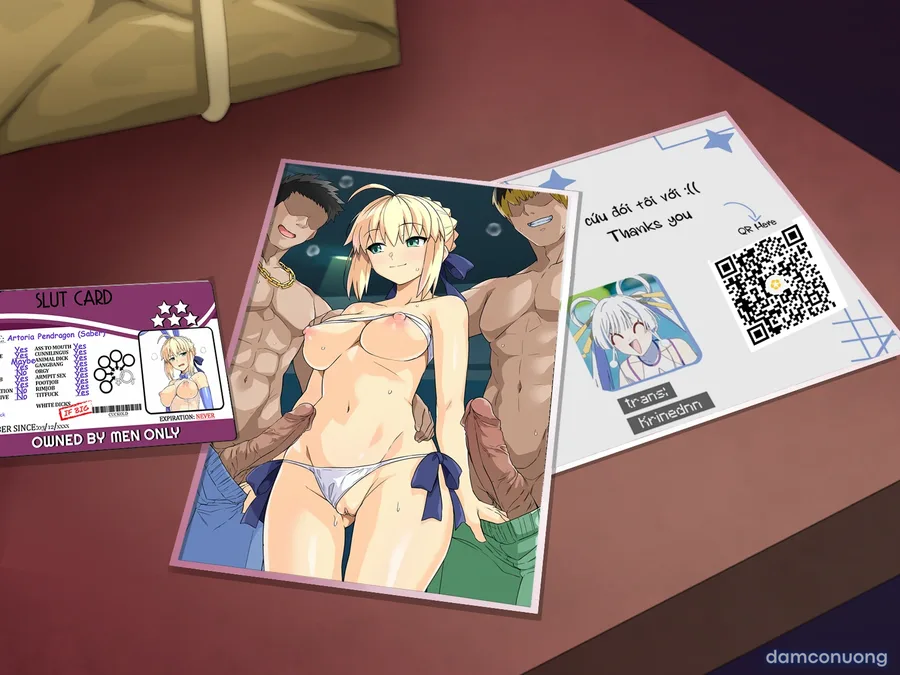 Saber-san Yarimoku Nanpamachi Pool Hen + Omake Mini CG Shuu 