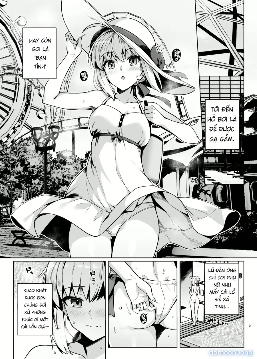 Saber-san Yarimoku Nanpamachi Pool Hen + Omake Mini CG Shuu 