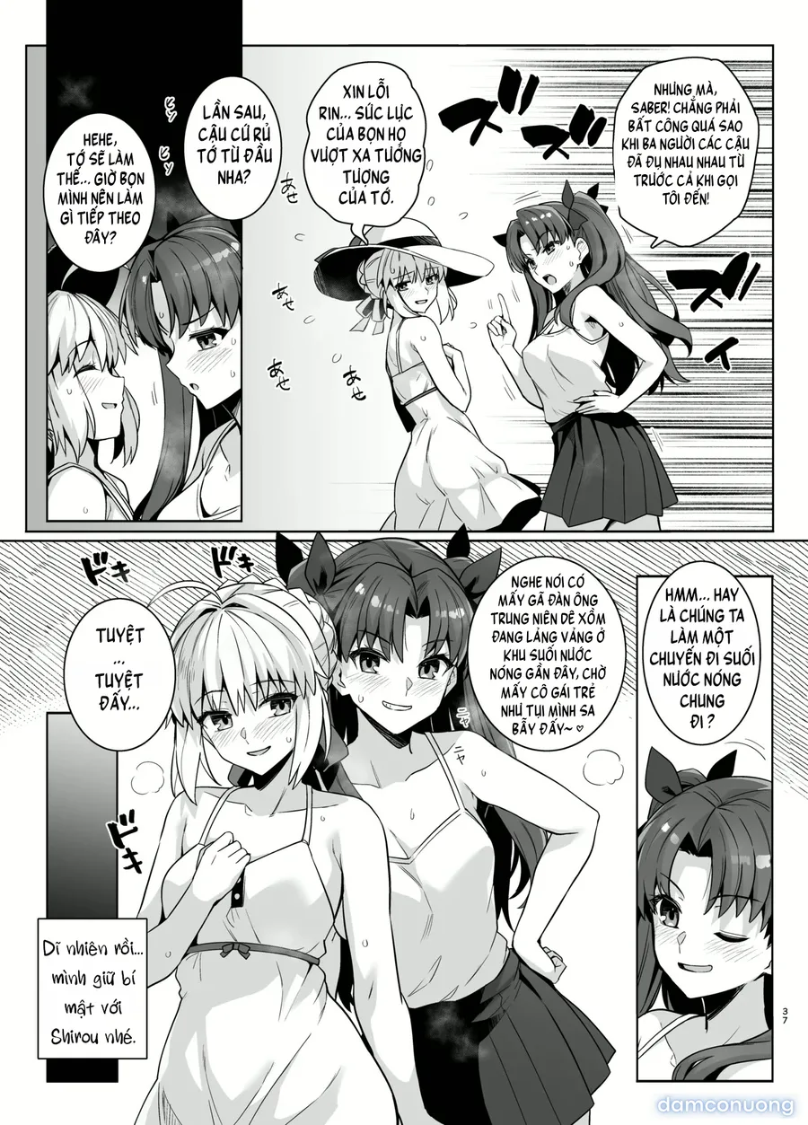 Saber-san Yarimoku Nanpamachi Pool Hen + Omake Mini CG Shuu 