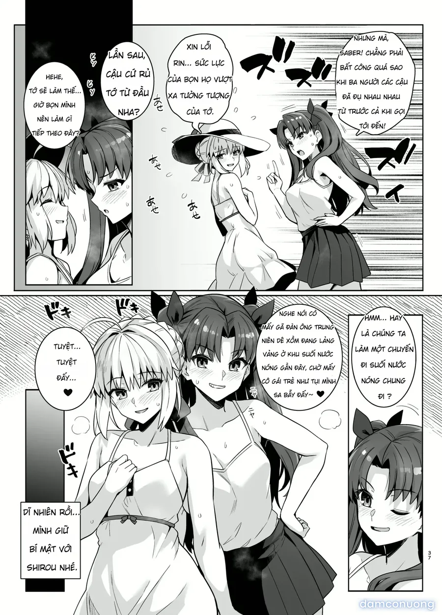 Saber-san Yarimoku Nanpamachi Pool Hen + Omake Mini CG Shuu 