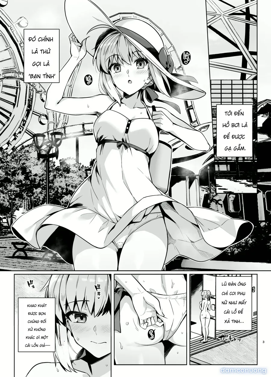 Saber-san Yarimoku Nanpamachi Pool Hen + Omake Mini CG Shuu 