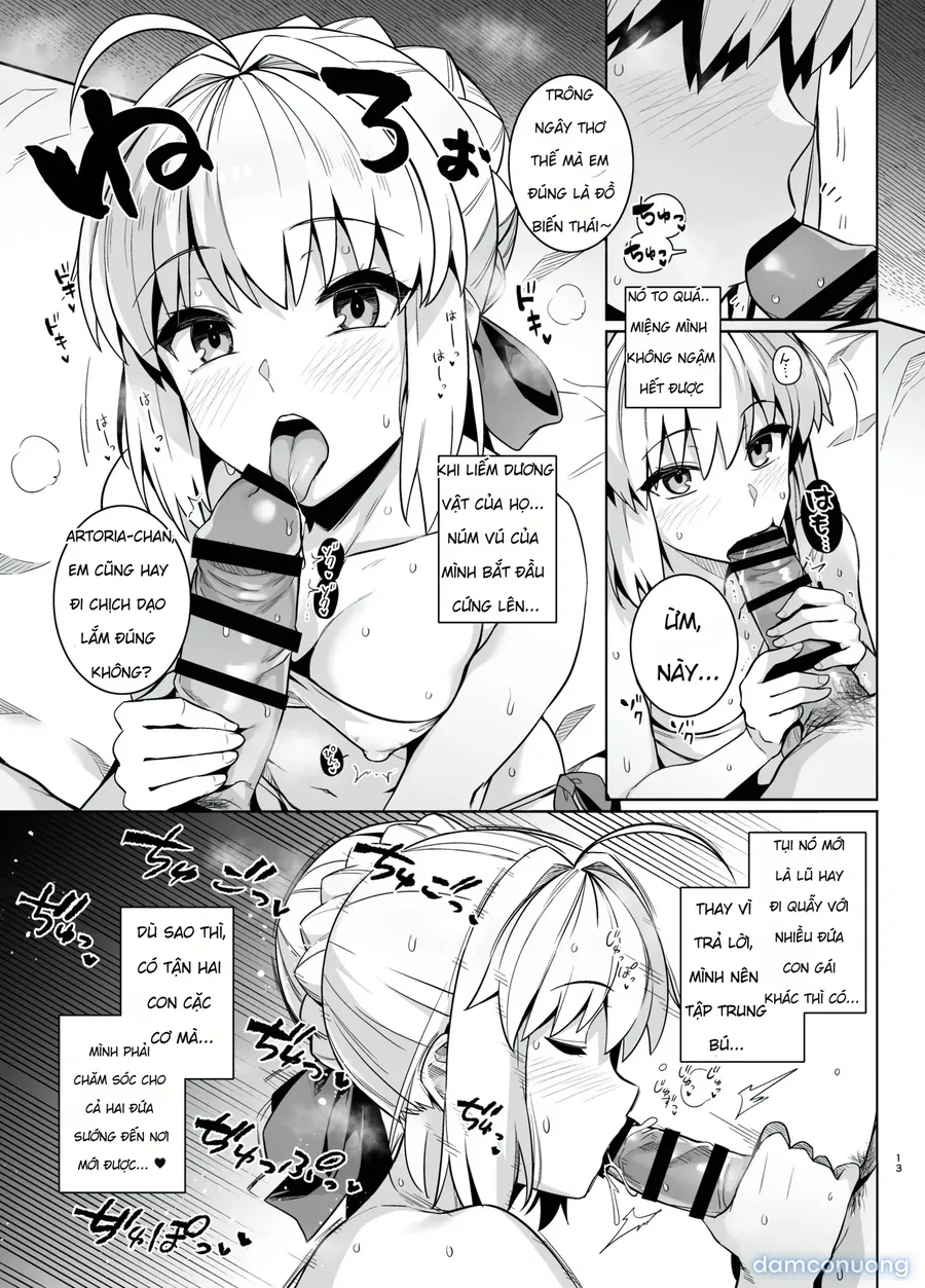 Saber-san Yarimoku Nanpamachi Pool Hen + Omake Mini CG Shuu 