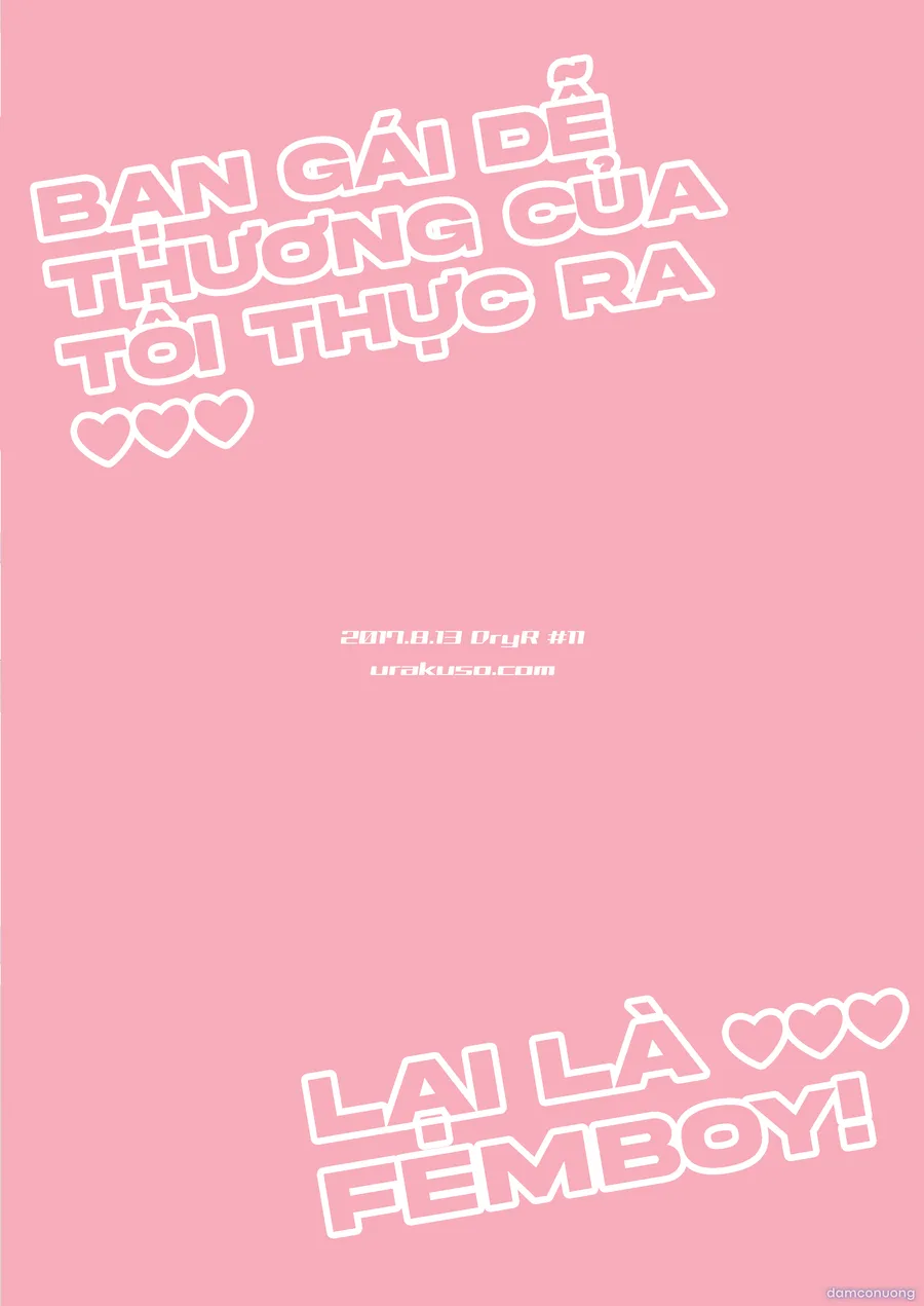 Bạn gái dễ thương của tôi thực ra lại là Femboy! 