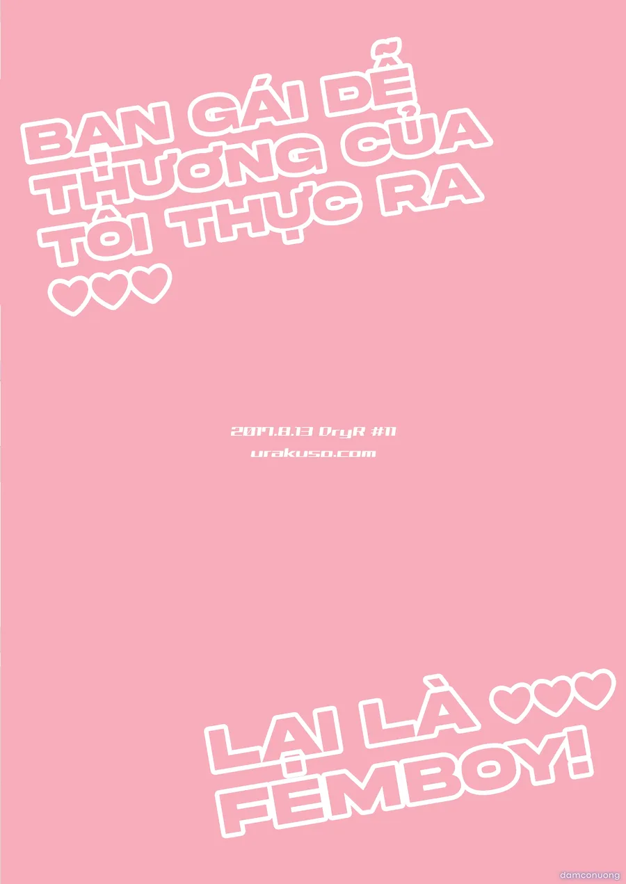 Bạn gái dễ thương của tôi thực ra lại là Femboy! 