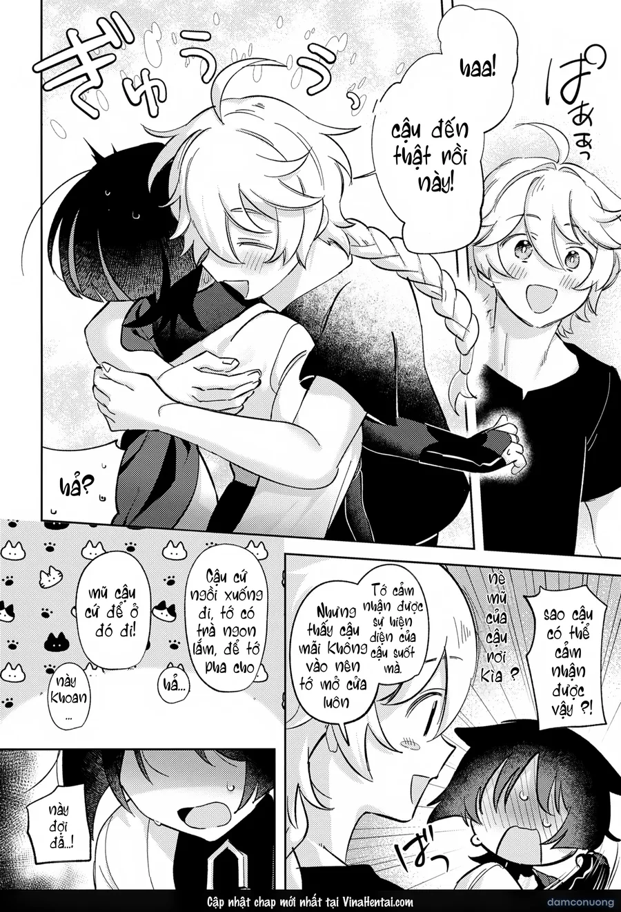 (Kami no Eichi 22) [Koushinryou Kata (K)] Kimi ga Kou Shitan Dakara (Genshin Impact)[Vietnamese] [furinazam_Translations] 