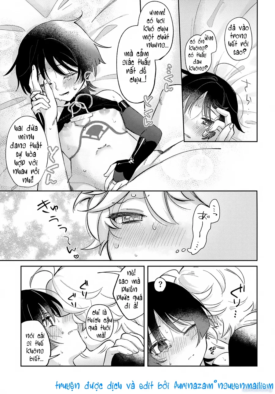(Kami no Eichi 22) [Koushinryou Kata (K)] Kimi ga Kou Shitan Dakara (Genshin Impact)[Vietnamese] [furinazam_Translations] 