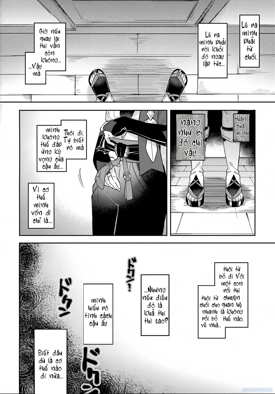 (Kami no Eichi 22) [Koushinryou Kata (K)] Kimi ga Kou Shitan Dakara (Genshin Impact)[Vietnamese] [furinazam_Translations] 