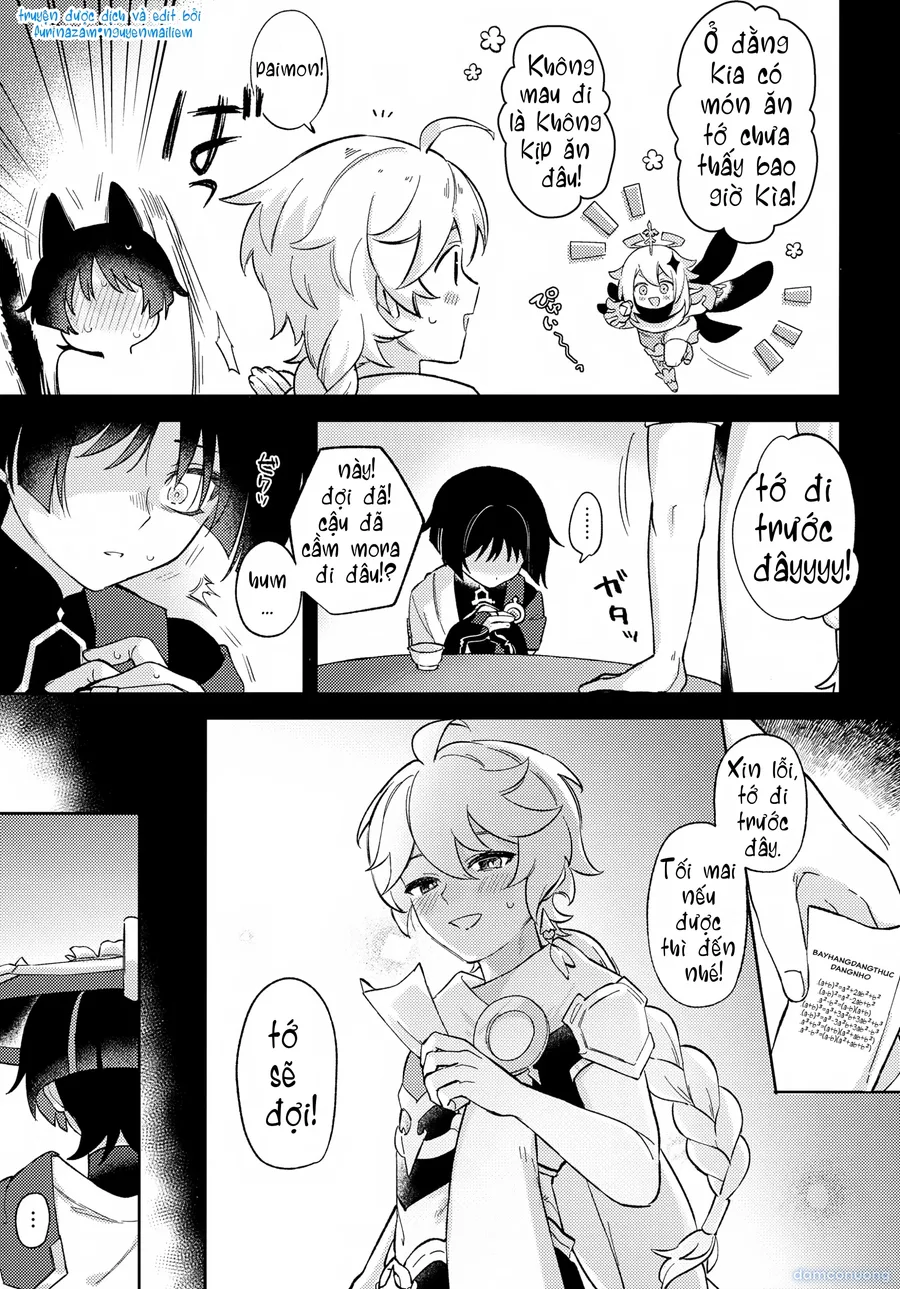 (Kami no Eichi 22) [Koushinryou Kata (K)] Kimi ga Kou Shitan Dakara (Genshin Impact)[Vietnamese] [furinazam_Translations] 