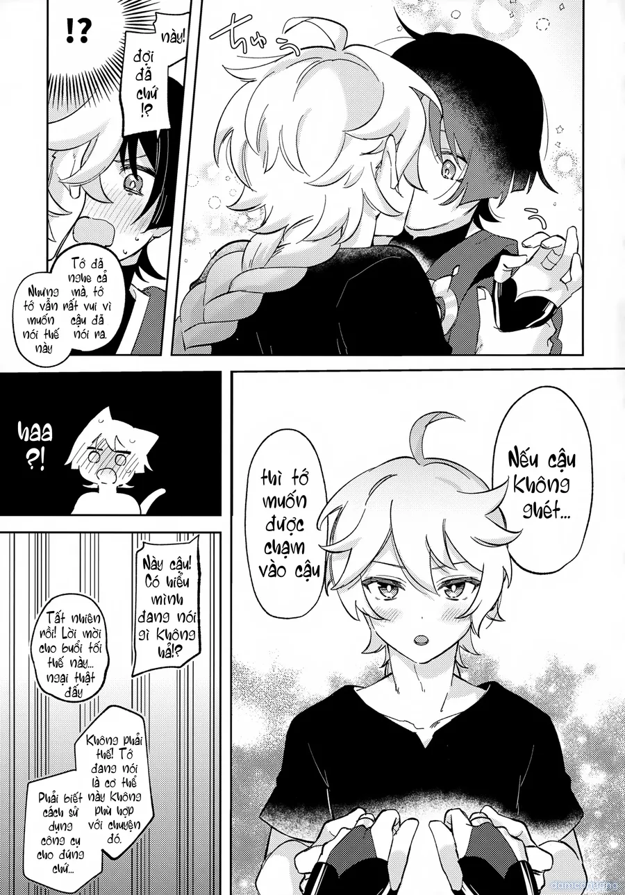 (Kami no Eichi 22) [Koushinryou Kata (K)] Kimi ga Kou Shitan Dakara (Genshin Impact)[Vietnamese] [furinazam_Translations] 