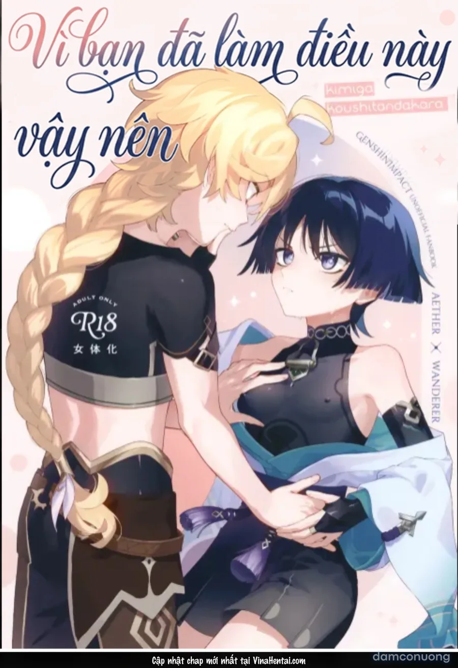 (Kami no Eichi 22) [Koushinryou Kata (K)] Kimi ga Kou Shitan Dakara (Genshin Impact)[Vietnamese] [furinazam_Translations] 