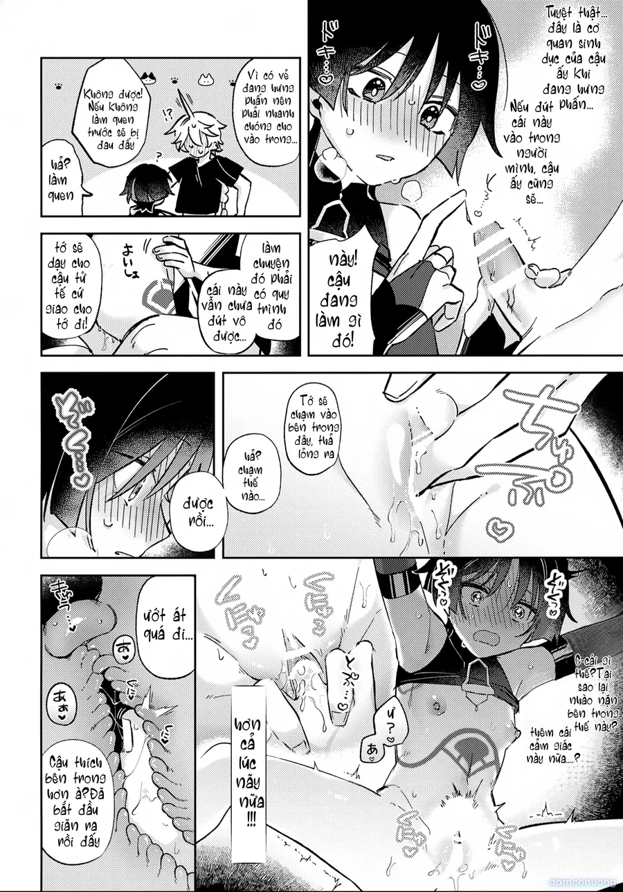 (Kami no Eichi 22) [Koushinryou Kata (K)] Kimi ga Kou Shitan Dakara (Genshin Impact)[Vietnamese] [furinazam_Translations] 