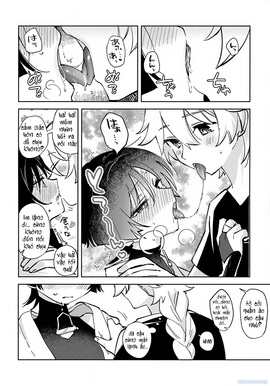 (Kami no Eichi 22) [Koushinryou Kata (K)] Kimi ga Kou Shitan Dakara (Genshin Impact)[Vietnamese] [furinazam_Translations] 