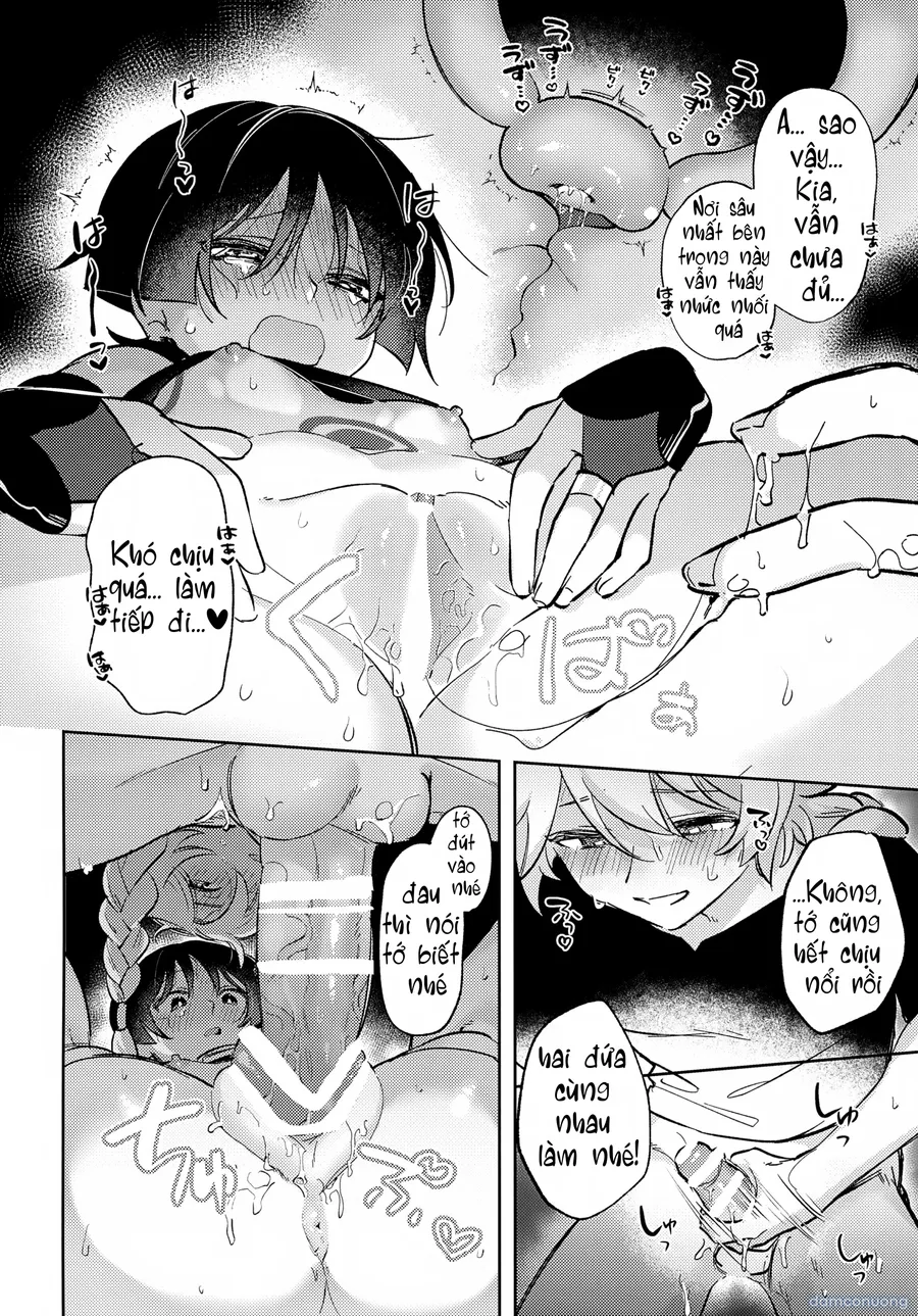 (Kami no Eichi 22) [Koushinryou Kata (K)] Kimi ga Kou Shitan Dakara (Genshin Impact)[Vietnamese] [furinazam_Translations] 