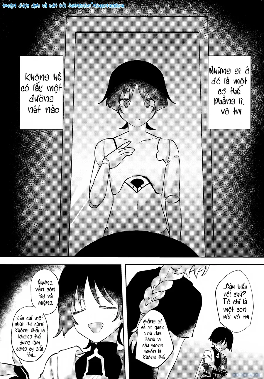 (Kami no Eichi 22) [Koushinryou Kata (K)] Kimi ga Kou Shitan Dakara (Genshin Impact)[Vietnamese] [furinazam_Translations] 