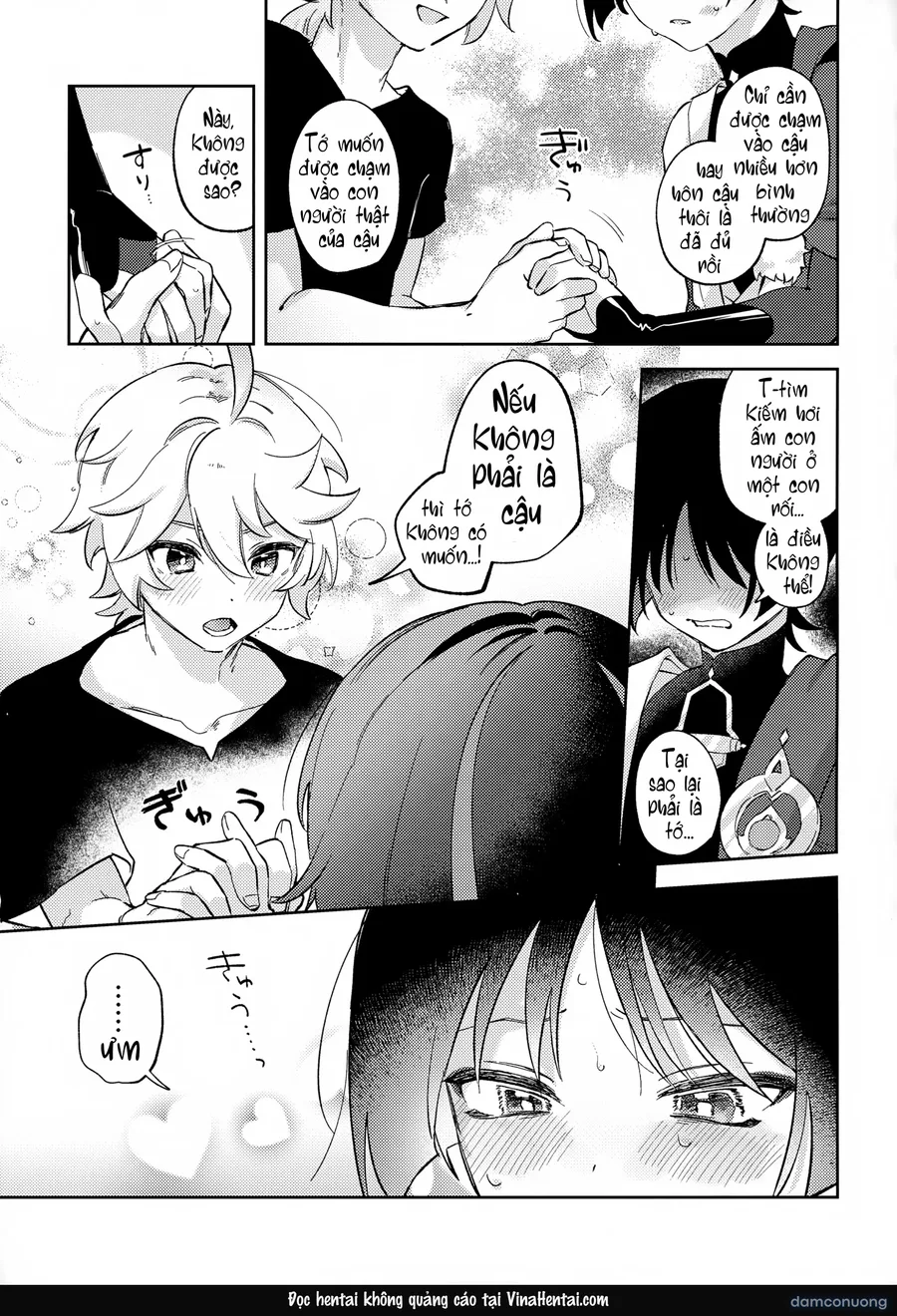 (Kami no Eichi 22) [Koushinryou Kata (K)] Kimi ga Kou Shitan Dakara (Genshin Impact)[Vietnamese] [furinazam_Translations] 