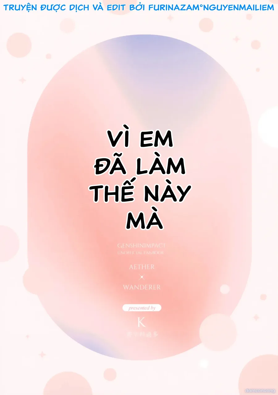 (Kami no Eichi 22) [Koushinryou Kata (K)] Kimi ga Kou Shitan Dakara (Genshin Impact)[Vietnamese] [furinazam_Translations] 