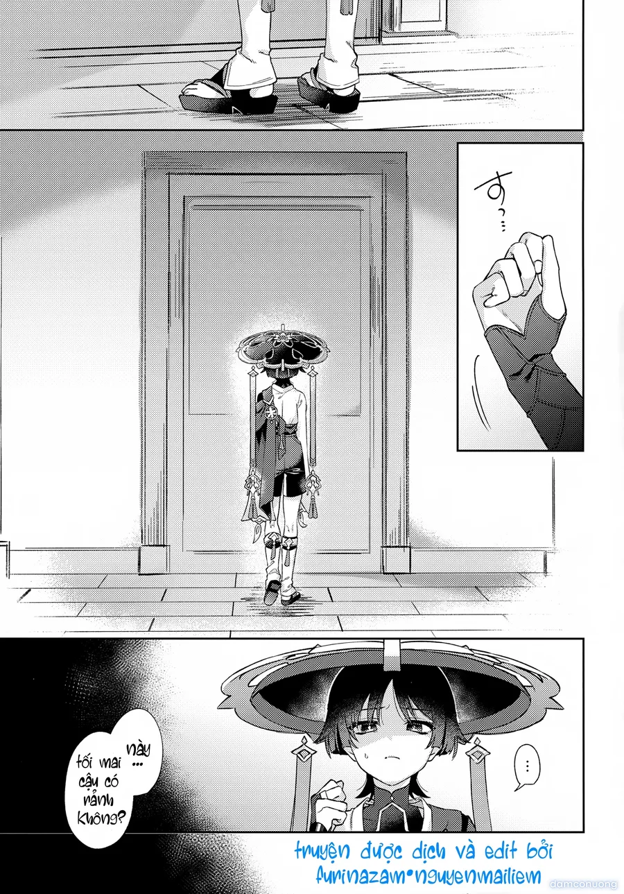 (Kami no Eichi 22) [Koushinryou Kata (K)] Kimi ga Kou Shitan Dakara (Genshin Impact)[Vietnamese] [furinazam_Translations] 