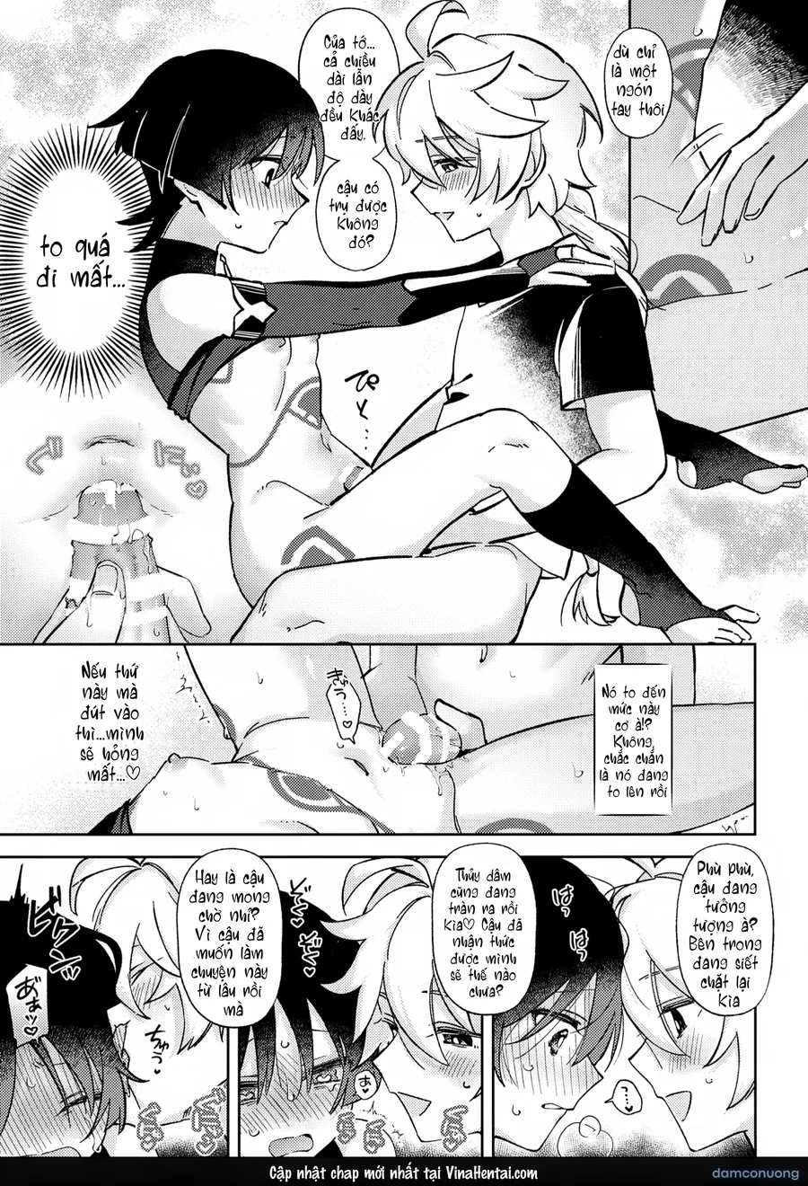 (Kami no Eichi 22) [Koushinryou Kata (K)] Kimi ga Kou Shitan Dakara (Genshin Impact)[Vietnamese] [furinazam_Translations] 