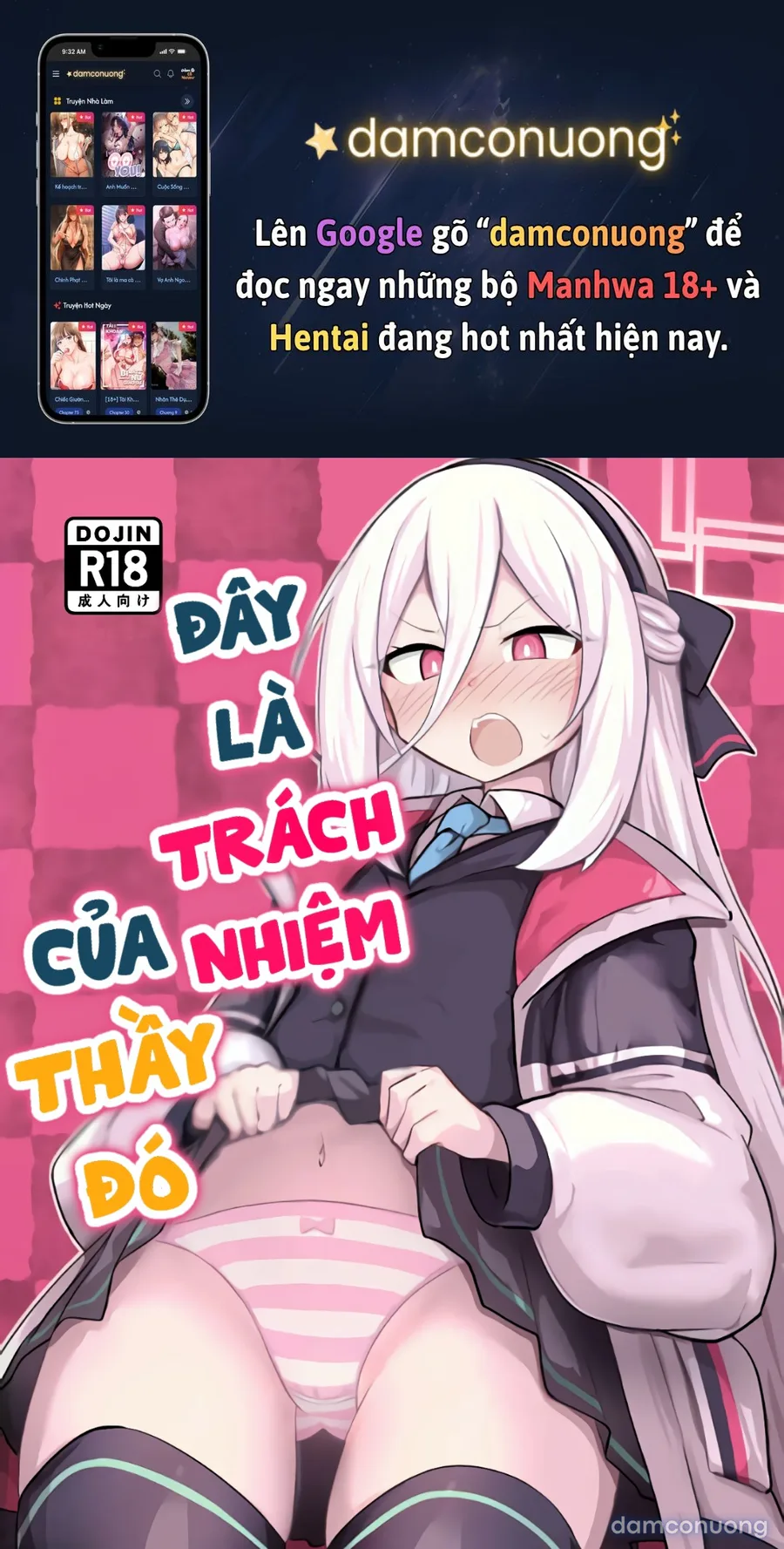 Đây là trách nhiệm của thầy đó 