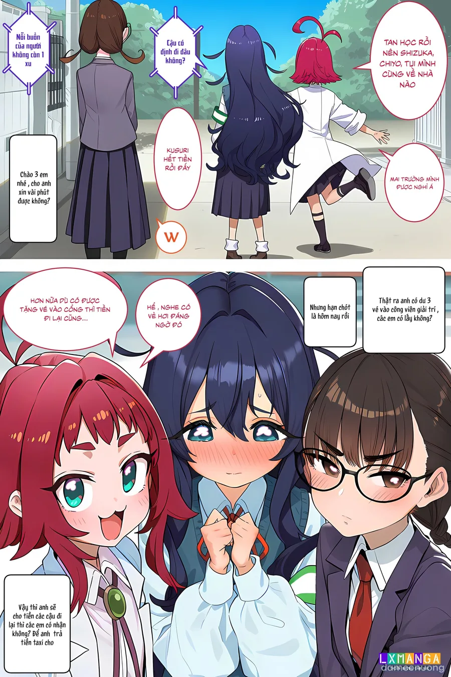 Địt lăn lóc 3 em loli!! 