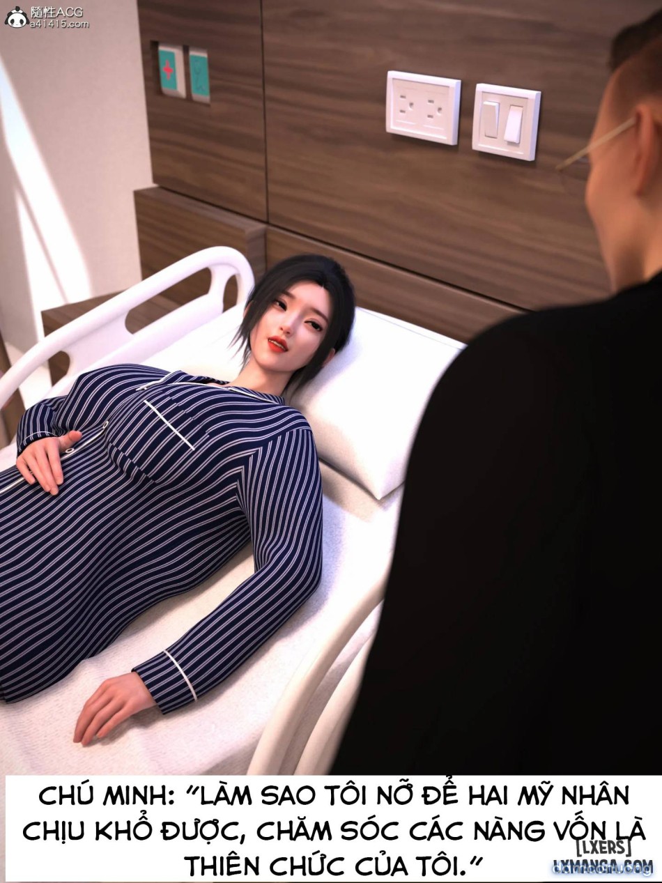 Chăm Sóc Vợ Và Con Gái Thằng Bạn 