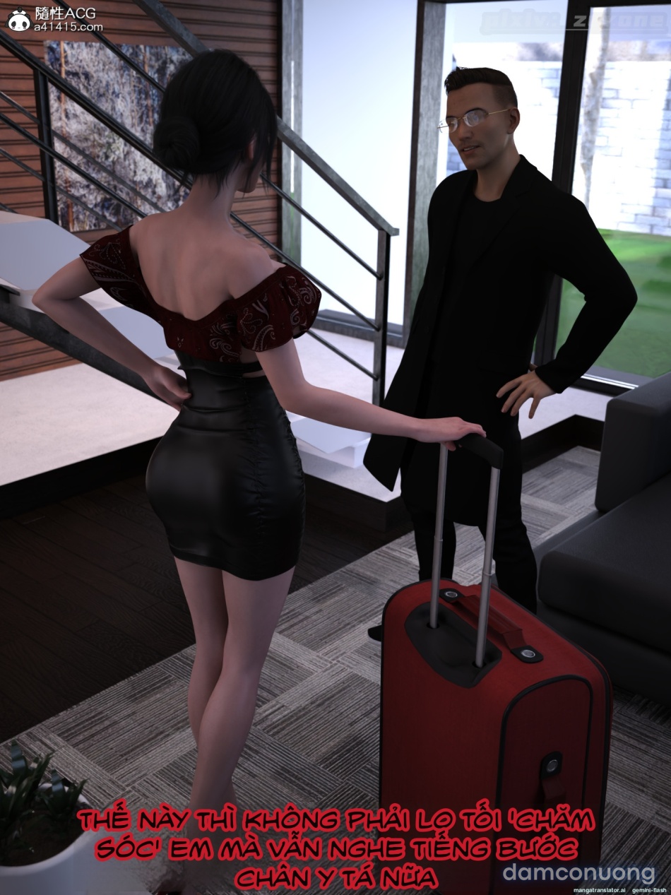 Chăm Sóc Vợ Và Con Gái Thằng Bạn 