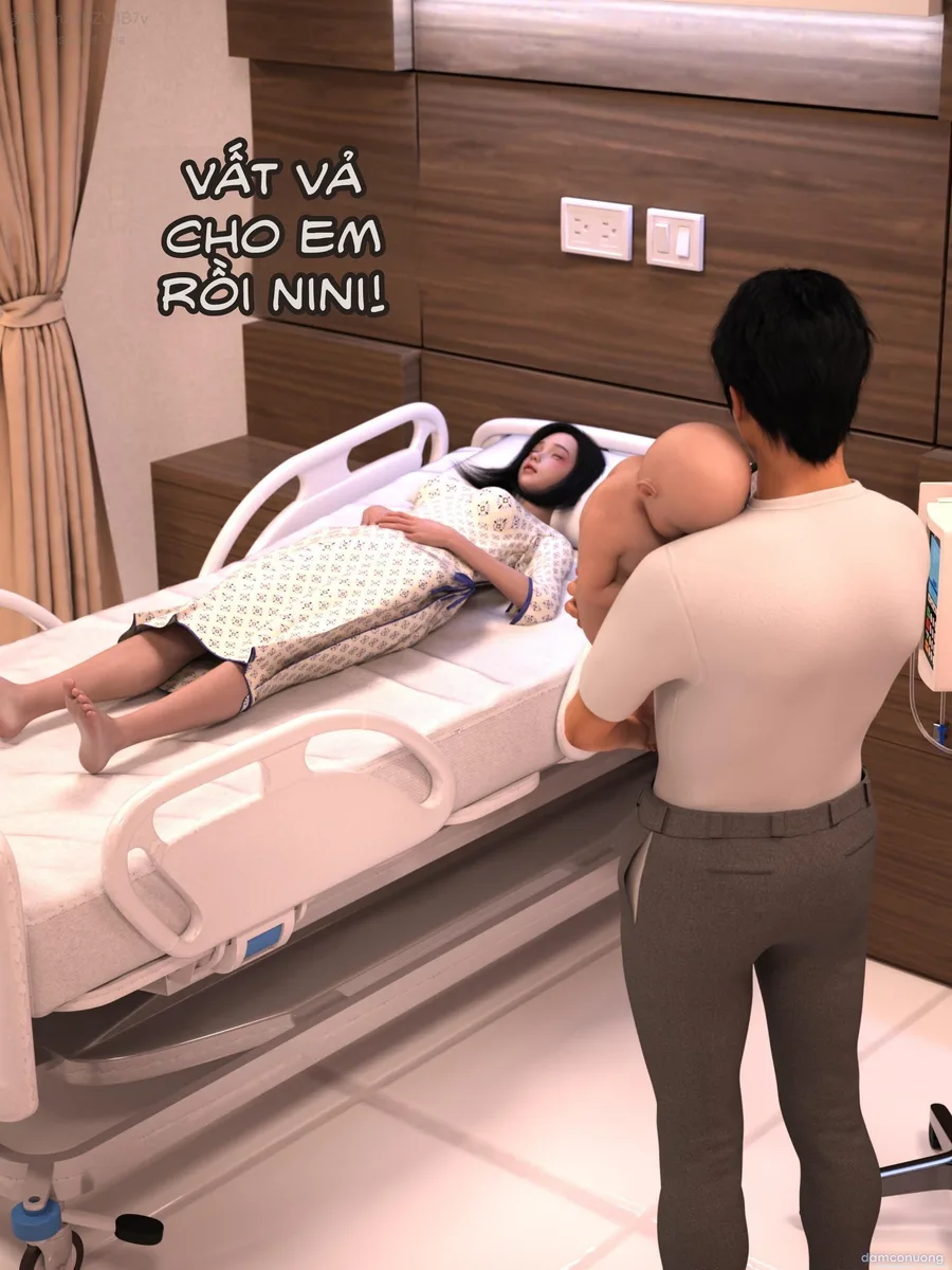 Chăm Sóc Vợ Và Con Gái Thằng Bạn 