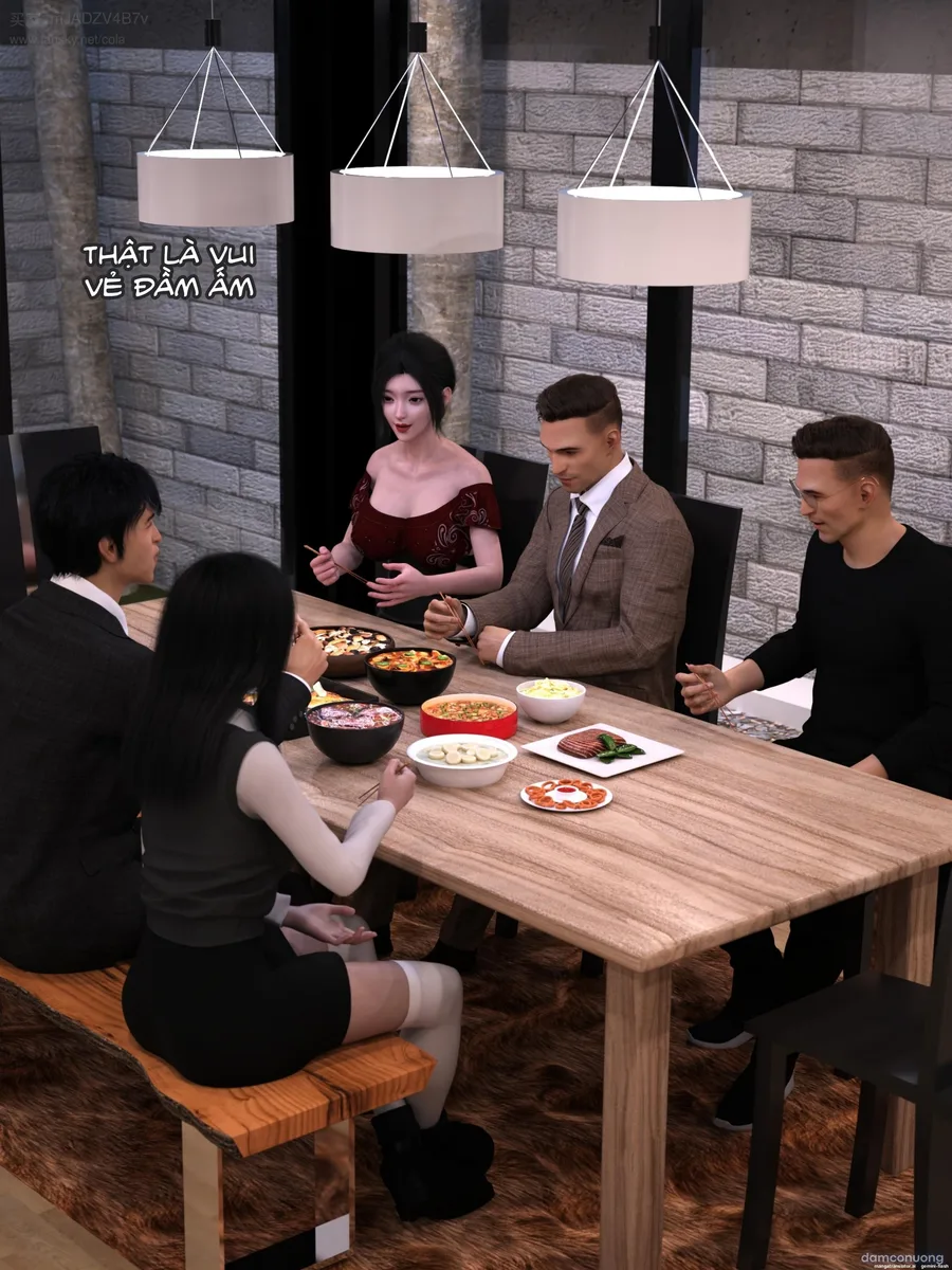Chăm Sóc Vợ Và Con Gái Thằng Bạn 