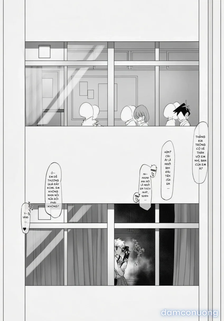 Komyushou de Chou Bijin no Komi-san ga Charao ni Guigui Korarete Shojo de Irareru Wake ga Nai - Oneshot 